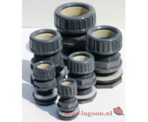 PVC doorvoer knel 32mm